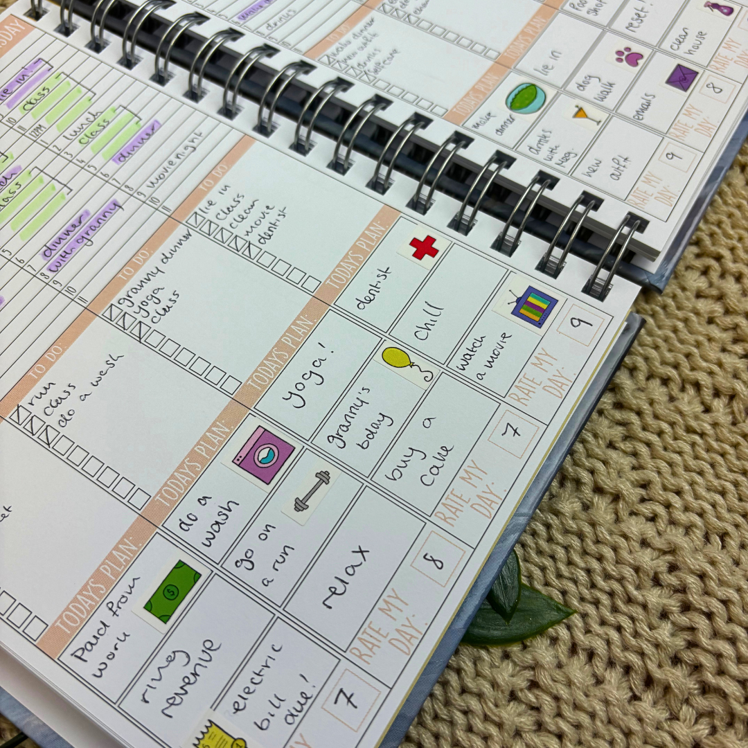 The Daily Grind Planner Sticker Set - GirlGottaChange