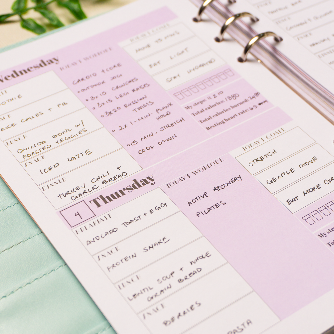 Weekly Health & Fitness Inserts (PREORDER)