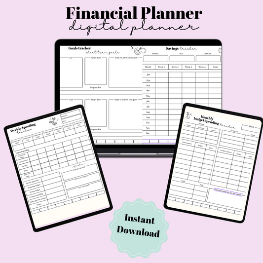 Financial Planner | Digital, Interactive Planner - GirlGottaChange