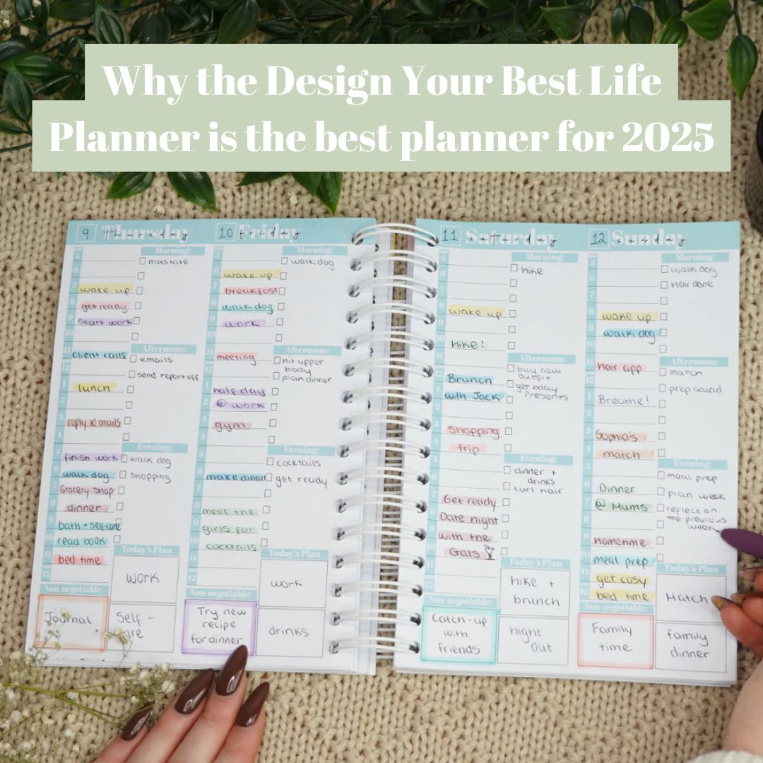 Why the GirlGottaChange Design Your Best Life 2.0 Undated Planner is the Perfect Planner for Anybody Looking to Get Organized in 2025.